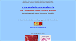 Desktop Screenshot of kuschelparty-muenchen.de